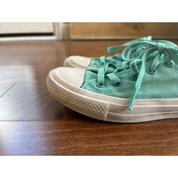 Converse Chuck Taylor All Star Turquoise Sneaker Low Top Womens 6 men 4 - Picture 2 of 8